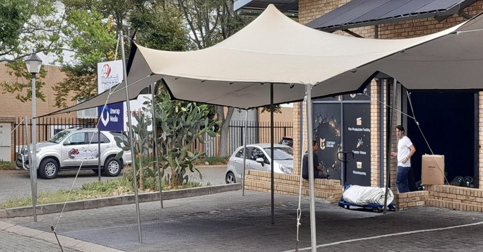 6 m × 6 m non-waterproof tent